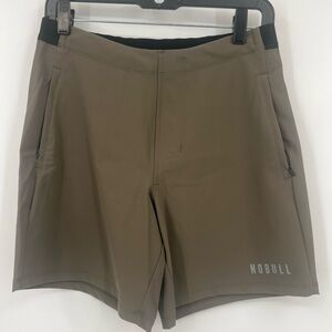 NOBULL Men's Athletic Shorts - Tan